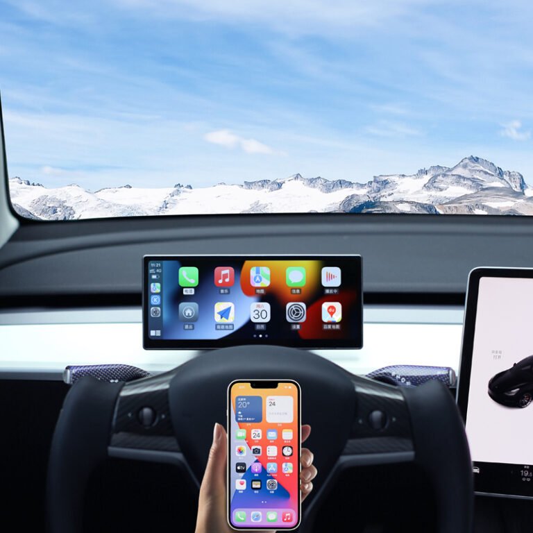 Model 3/Y FY9 Carplay Dashboard Touch Screen With Front Camera – Evmod
